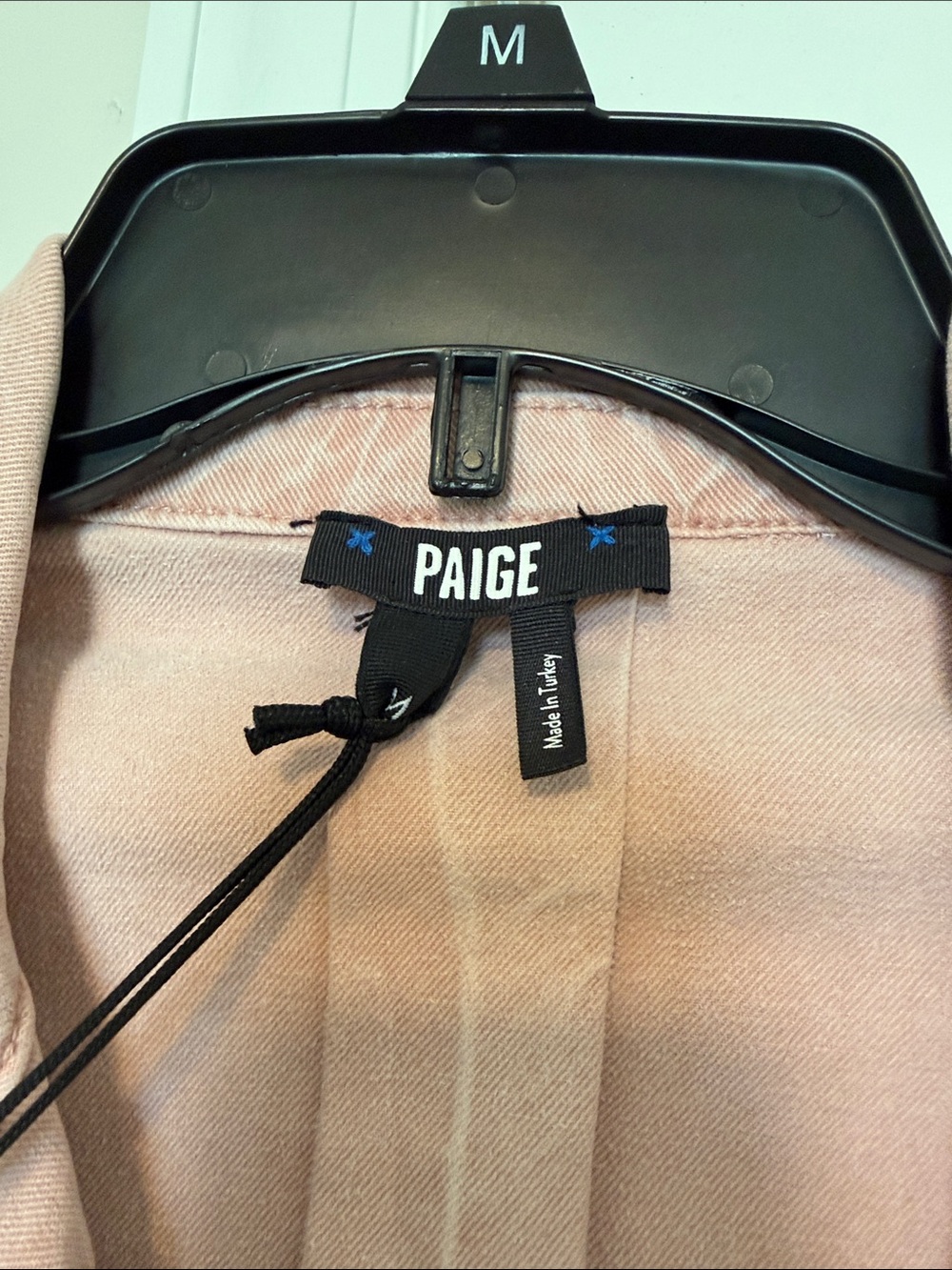 PAIGE Dusty Rose Utility Jean Jacket NWT medium - Picture 3 of 4